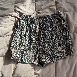 Leopard Print Women's Shorts